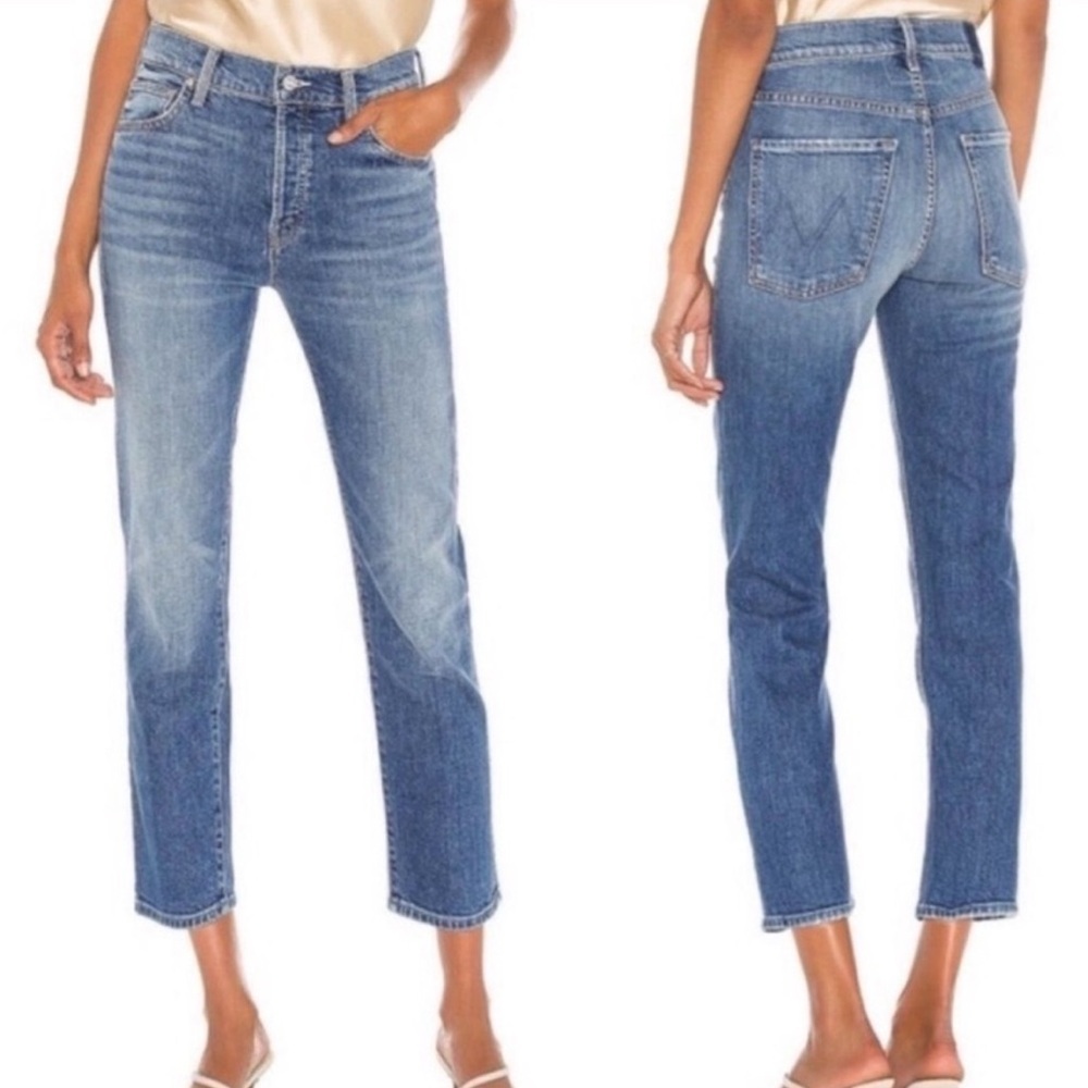 Mother The Scrapper Ankle High Rise Jeans Women’s Sz 25 - Picture 3 of 13